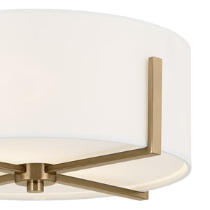 Kichler - 52593CPZ - Two Light Flush Mount - Malen - Champagne Bronze