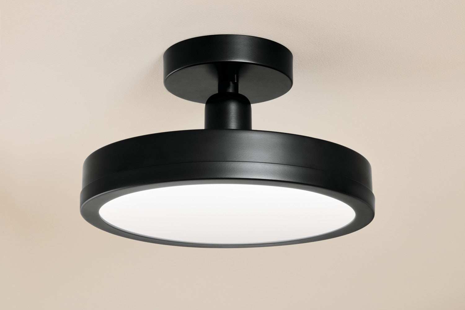 Kichler - 52589BK - LED Semi Flush Mount - Riu - Black