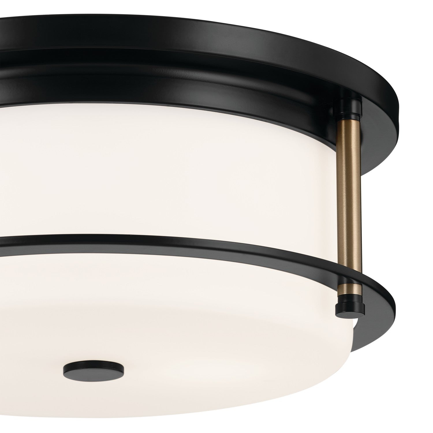 Kichler - 52595BKCPZ - Two Light Flush Mount - Brit - Black