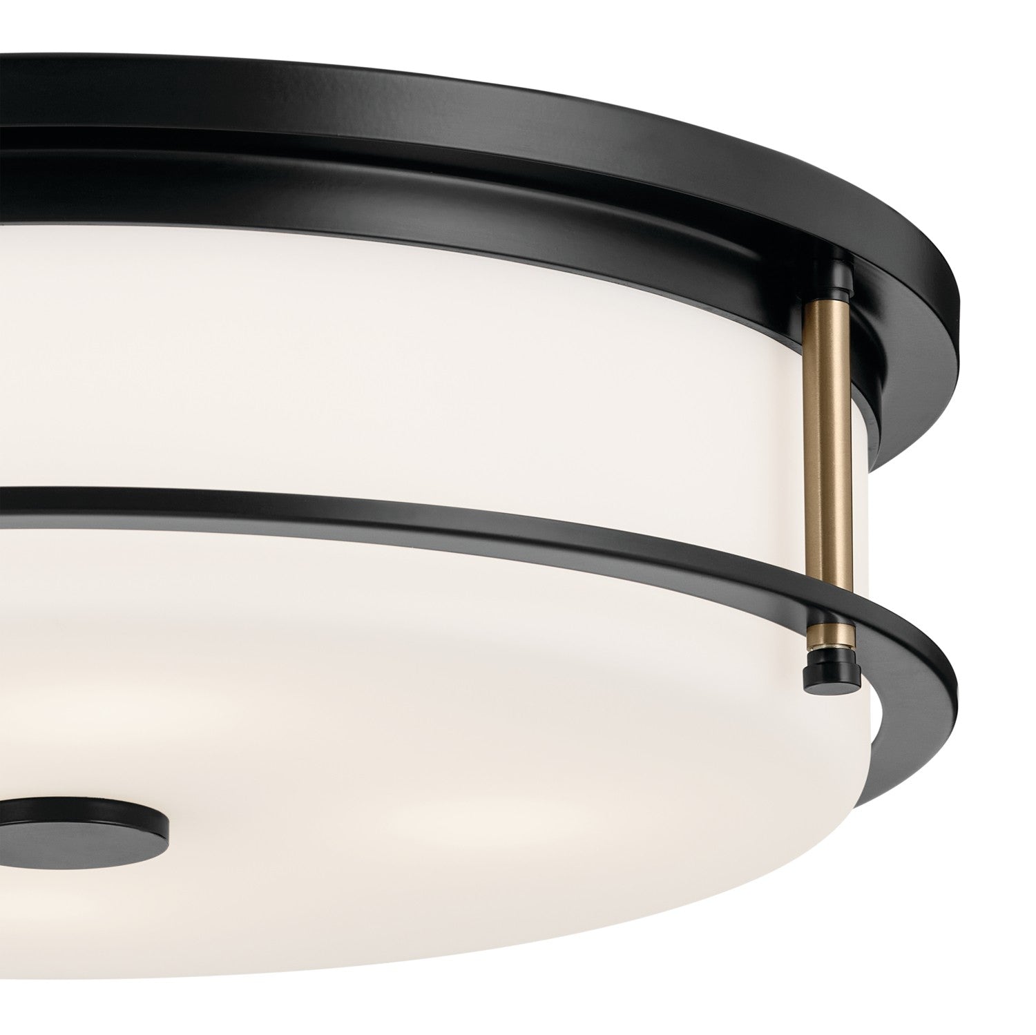 Kichler - 52597BKCPZ - Four Light Flush Mount - Brit - Black