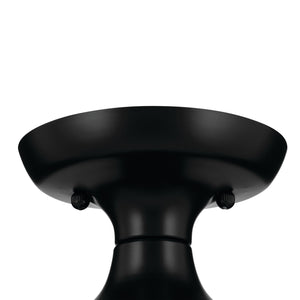 Kichler - 52598BK - One Light Semi Flush Mount - Sisu - Black