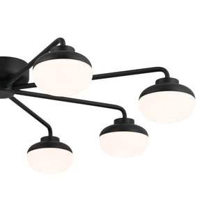 Kichler - 52608BK - LED Semi Flush Mount - Remy - Black