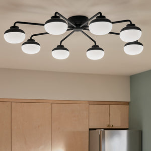 Kichler - 52608BK - LED Semi Flush Mount - Remy - Black