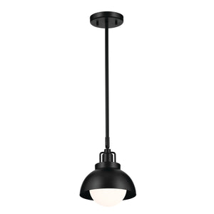 Kichler - 52601BK - One Light Semi Flush Mount - Niva - Black