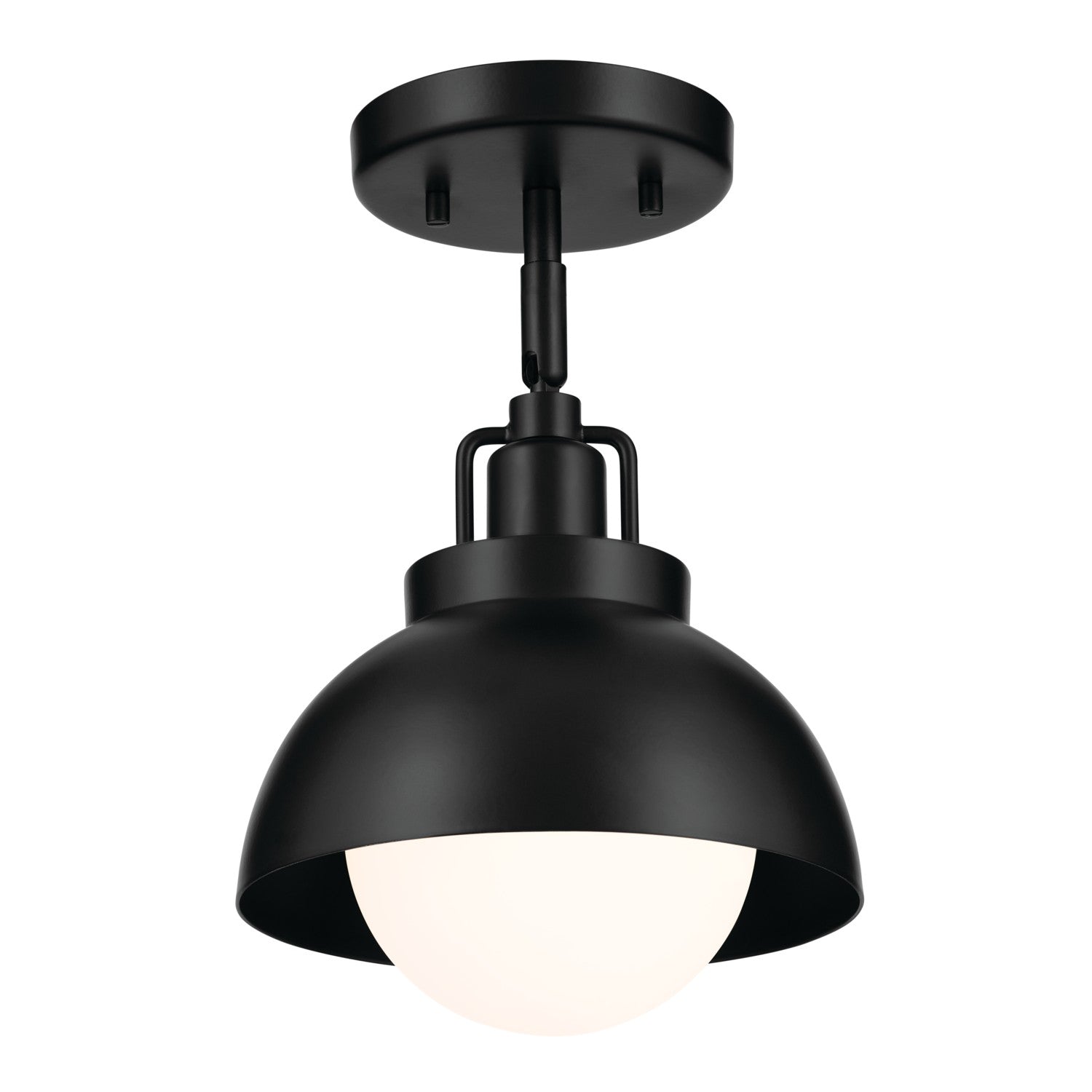 Kichler - 52601BK - One Light Semi Flush Mount - Niva - Black