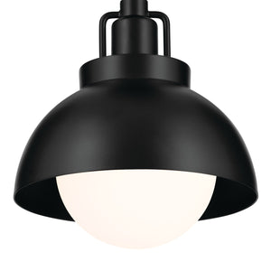 Kichler - 52601BK - One Light Semi Flush Mount - Niva - Black