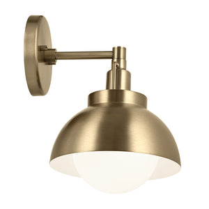 Kichler - 52601CPZ - One Light Semi Flush Mount - Niva - Champagne Bronze