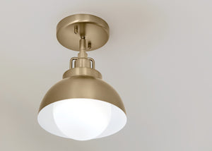 Kichler - 52601CPZ - One Light Semi Flush Mount - Niva - Champagne Bronze