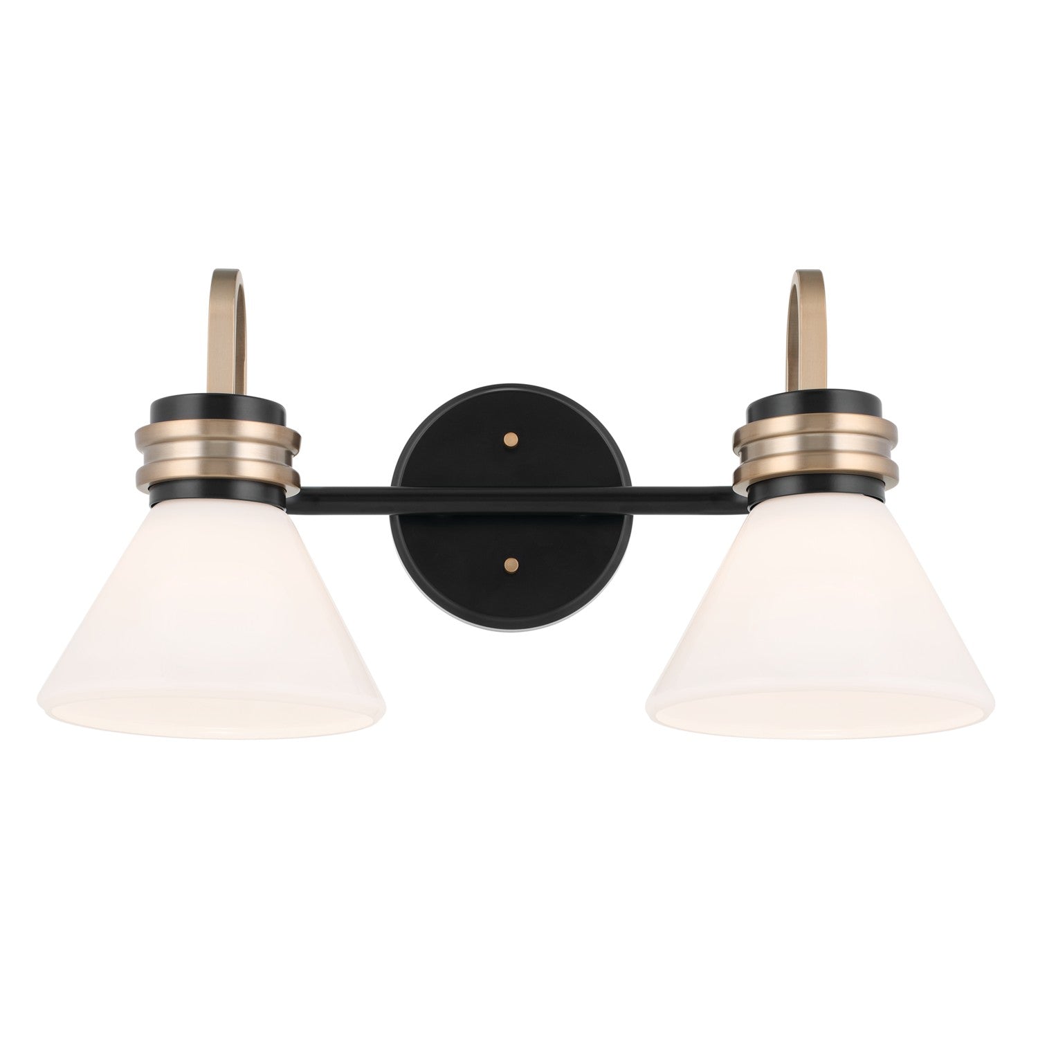 Kichler - 55154BK - Two Light Bath - Farum - Black