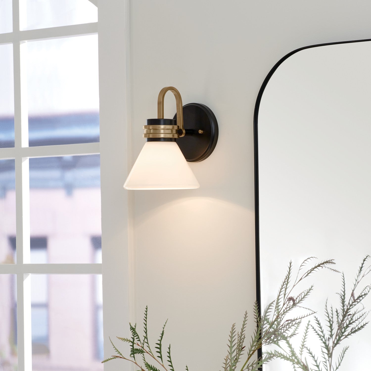 Kichler - 55153BK - One Light Wall Sconce - Farum - Black