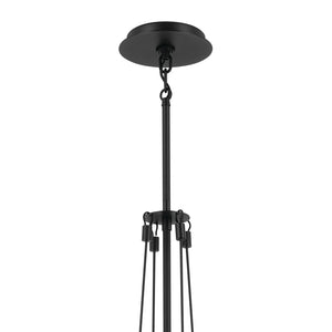 Kichler - 52581BK - One Light Pendant - Albers - Black