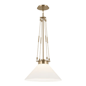 Kichler - 52581CPZ - One Light Pendant - Albers - Champagne Bronze