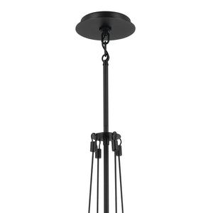 Kichler - 52582BK - One Light Pendant - Albers - Black