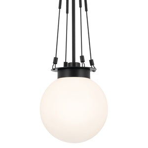 Kichler - 52582BK - One Light Pendant - Albers - Black