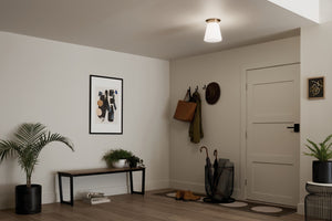 Kichler - 52585CPZ - One Light Flush Mount - Albers - Champagne Bronze