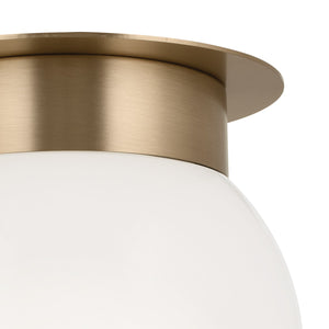 Kichler - 52586CPZ - One Light Flush Mount - Albers - Champagne Bronze
