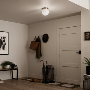 Kichler - 52586CPZ - One Light Flush Mount - Albers - Champagne Bronze
