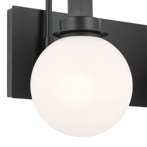 Kichler - 55150BK - Two Light Bath - Hex - Black