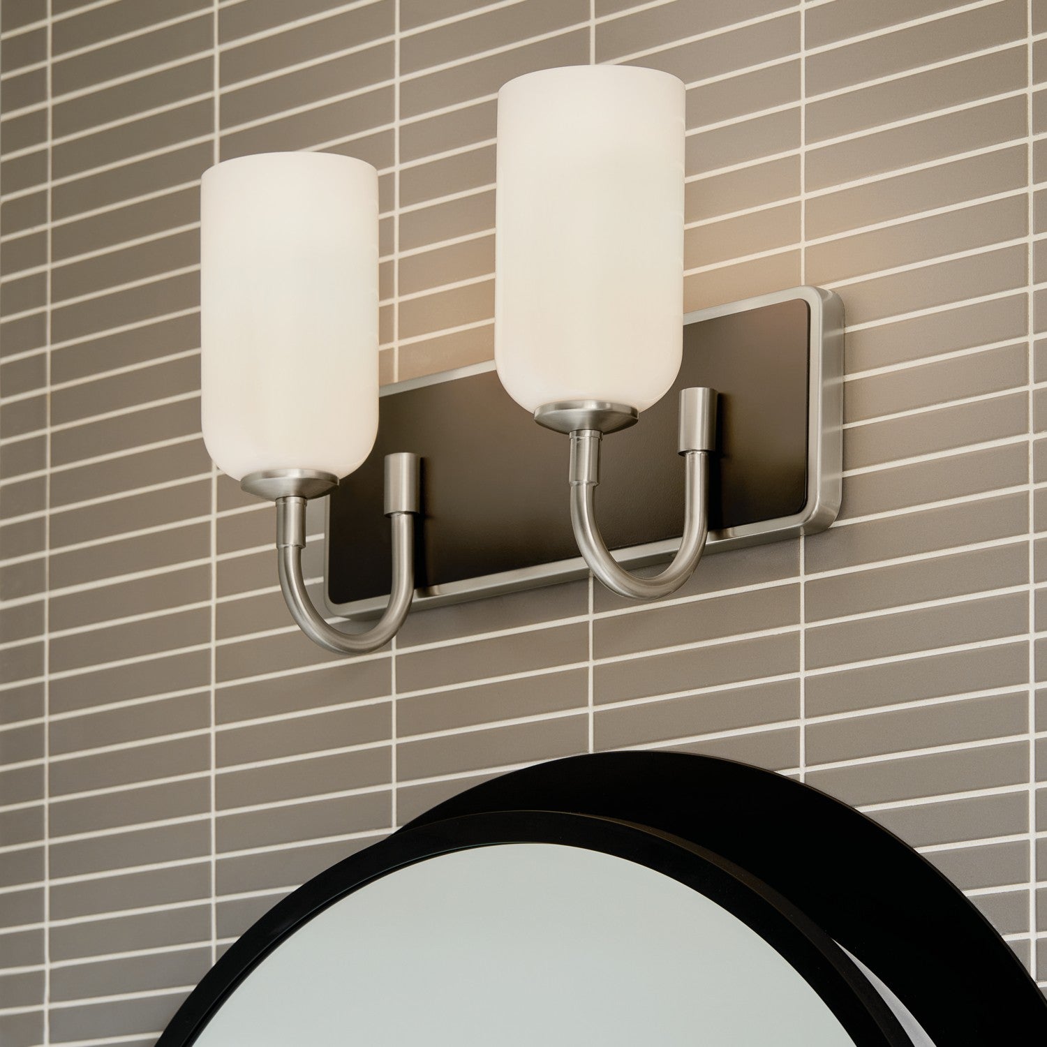 Kichler - 55162NI - Two Light Bath - Solia - Brushed Nickel