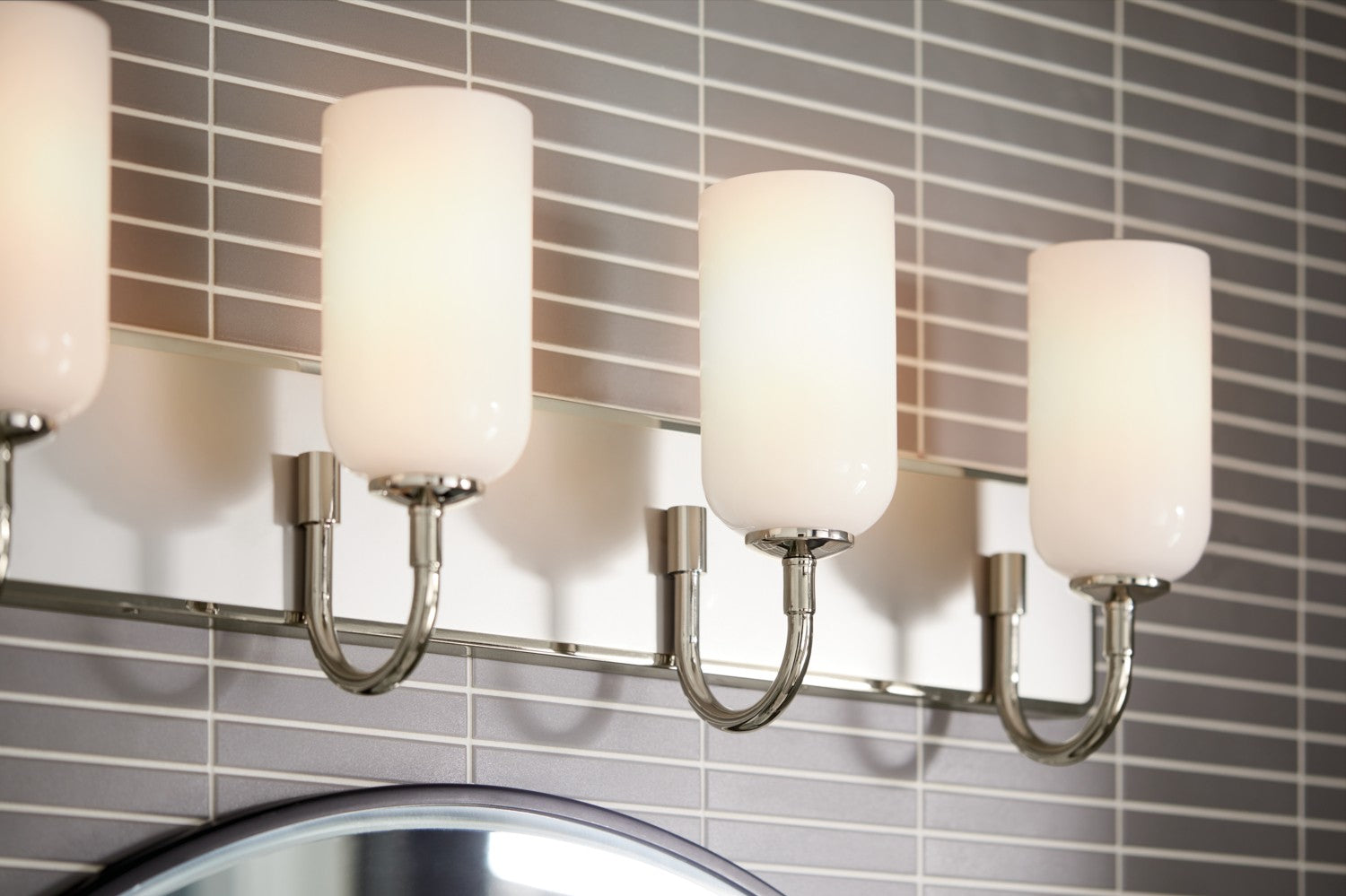 Kichler - 55164PN - Four Light Bath - Solia - Polished Nickel