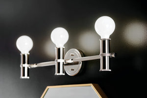 Kichler - 55157PN - Three Light Bath - Torche - Polished Nickel