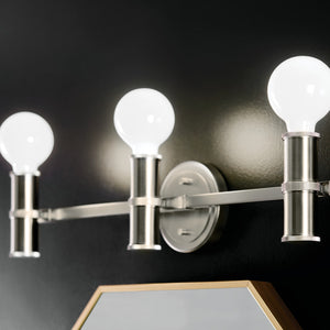 Kichler - 55157NI - Three Light Bath - Torche - Brushed Nickel