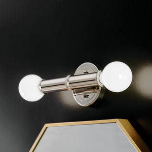 Kichler - 55159PN - Two Light Wall Sconce - Torche - Polished Nickel