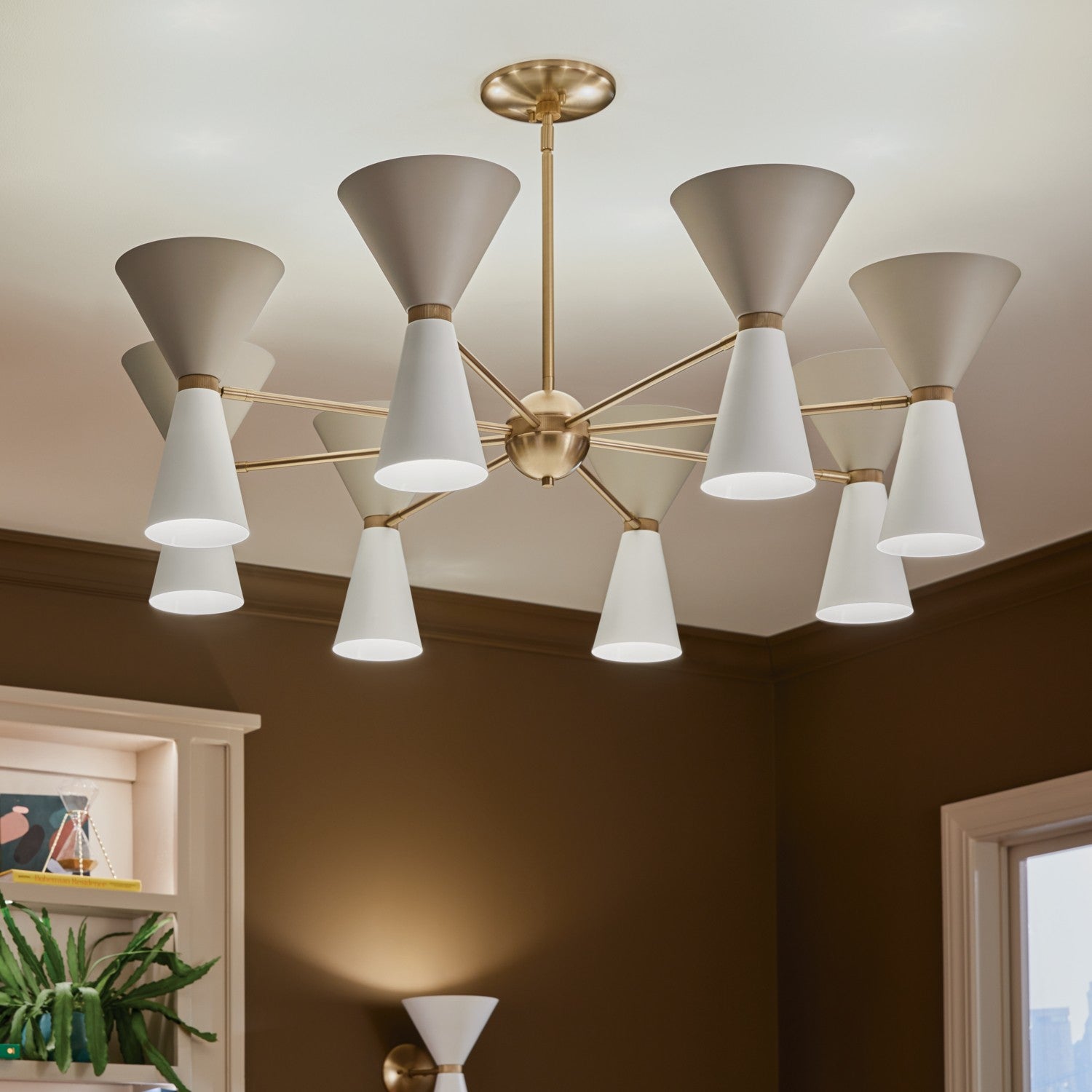 Kichler - 52533CPZWH - LED Chandelier - Gala - Champagne Bronze