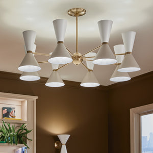 Kichler - 52533CPZWH - LED Chandelier - Gala - Champagne Bronze