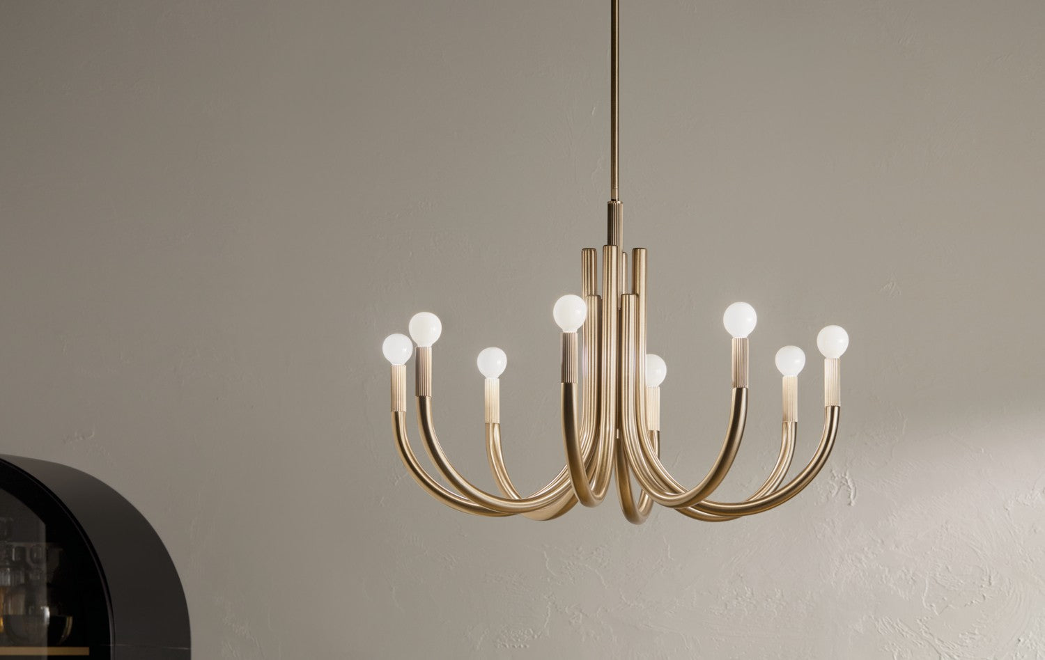 Kichler - 52550CPZ - Eight Light Chandelier - Odensa - Champagne Bronze