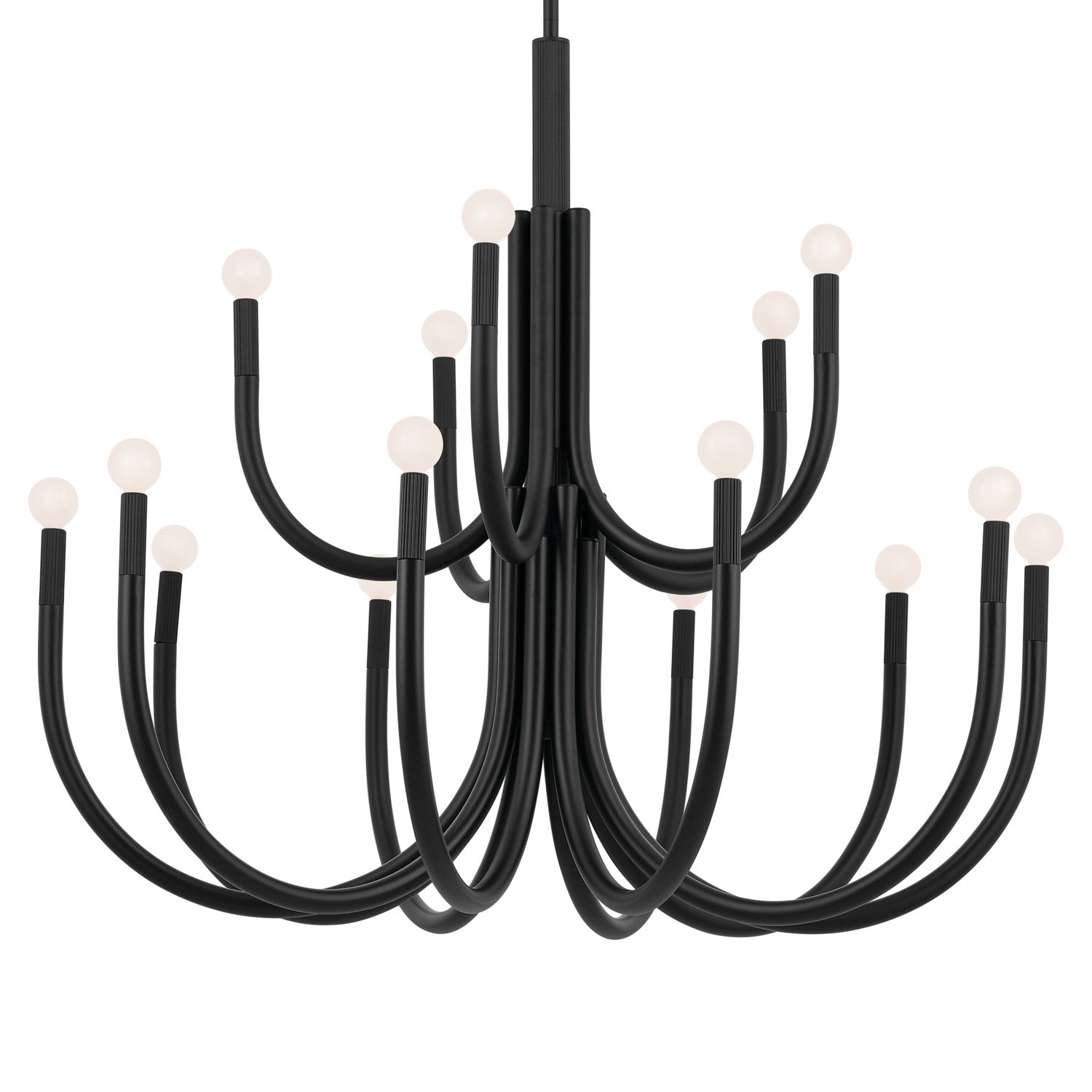 Kichler - 52552BK - 15 Light Chandelier - Odensa - Black