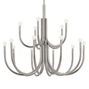 Kichler - 52552PN - 15 Light Chandelier - Odensa - Polished Nickel