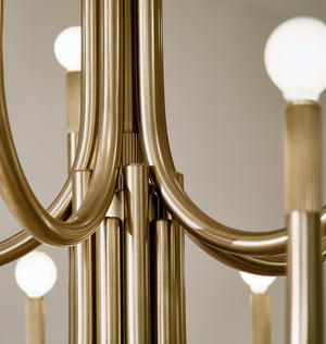 Kichler - 52552CPZ - 15 Light Chandelier - Odensa - Champagne Bronze