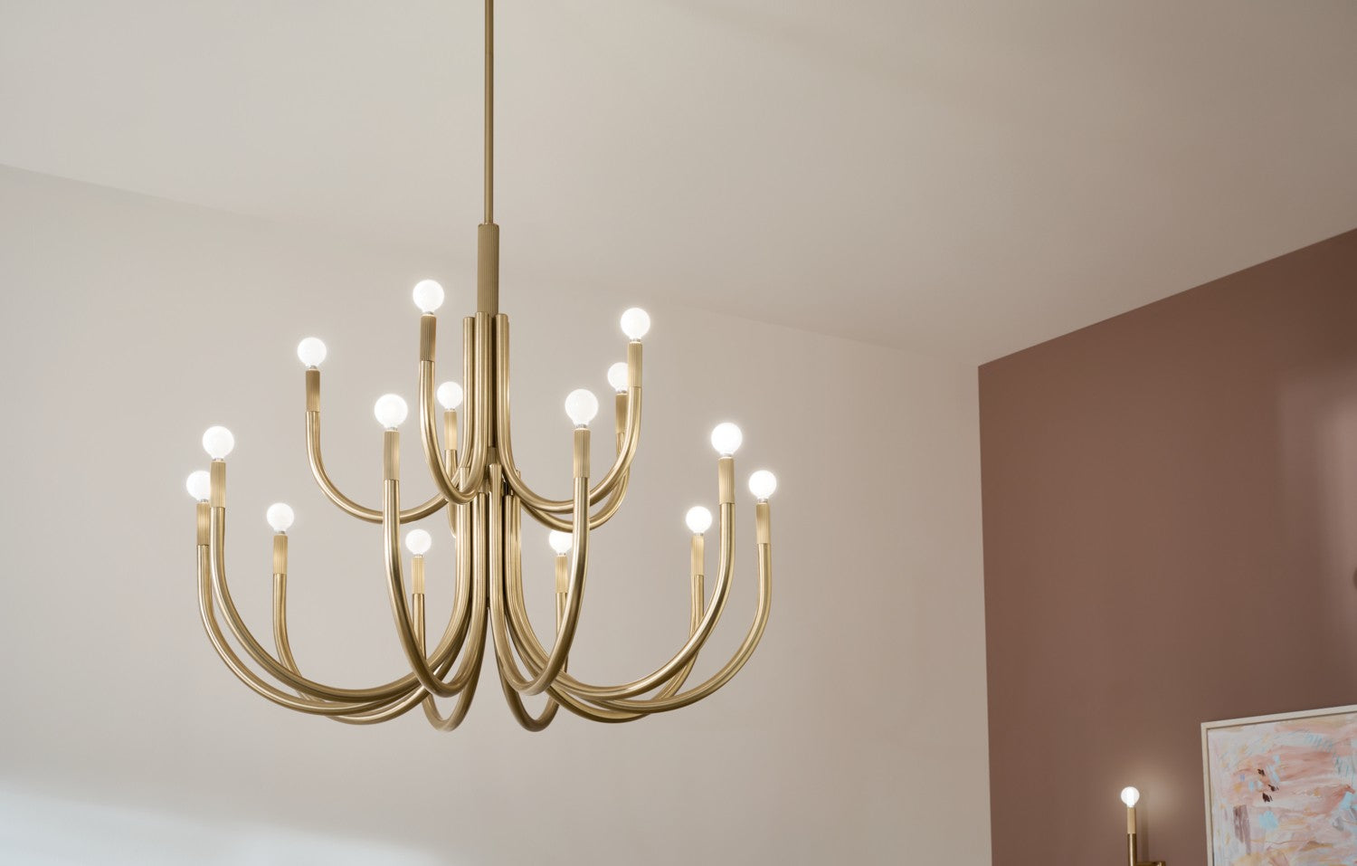 Kichler - 52552CPZ - 15 Light Chandelier - Odensa - Champagne Bronze