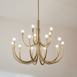 Kichler - 52552CPZ - 15 Light Chandelier - Odensa - Champagne Bronze