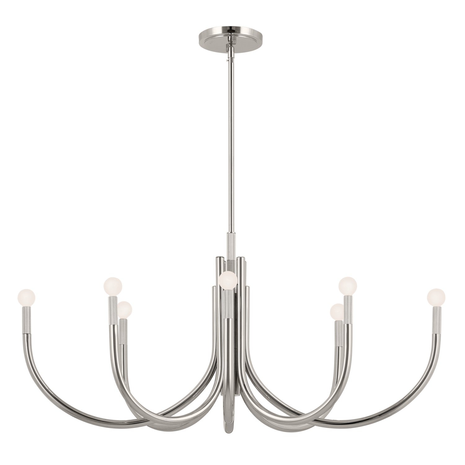 Kichler - 52553PN - Eight Light Chandelier - Odensa - Polished Nickel