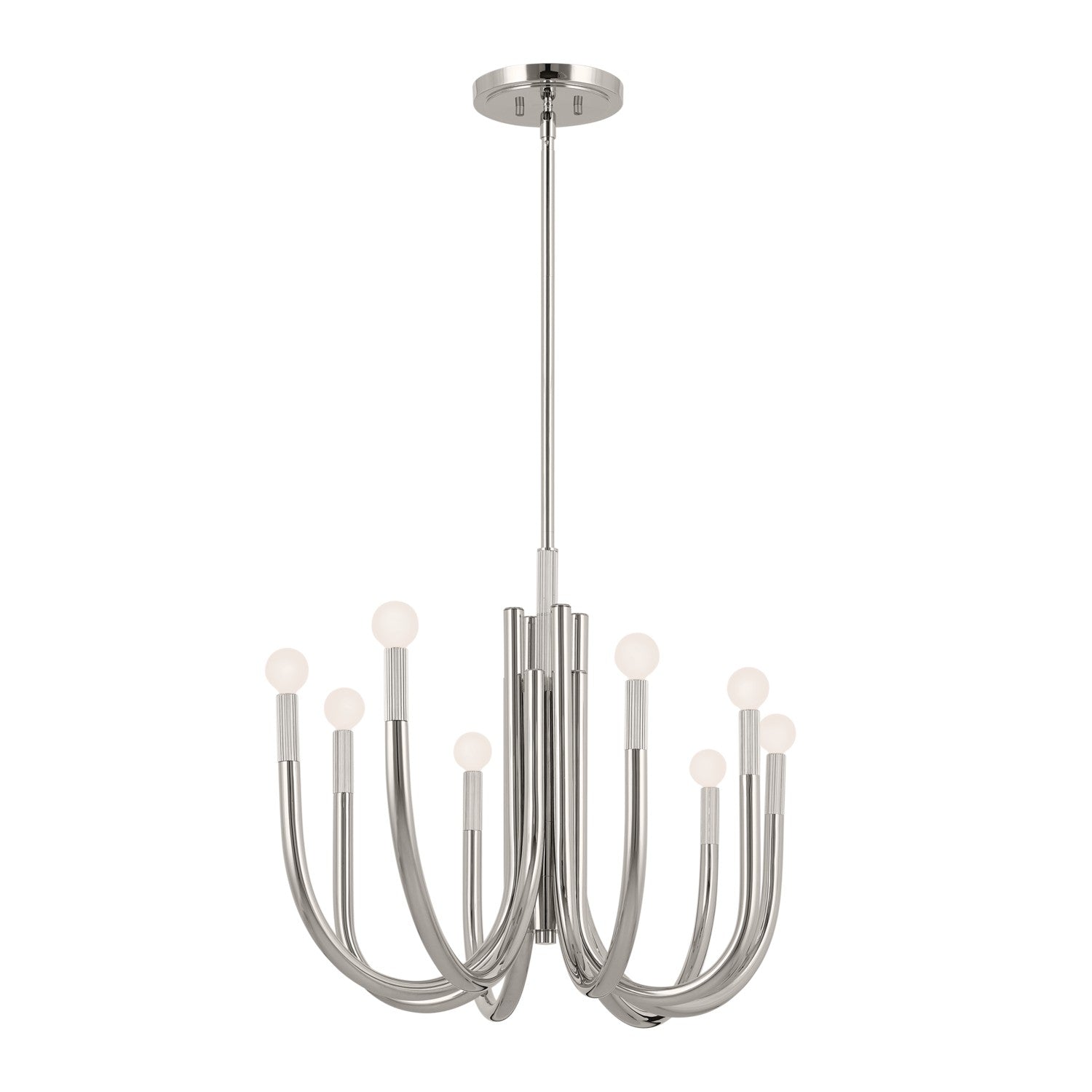 Kichler - 52553PN - Eight Light Chandelier - Odensa - Polished Nickel