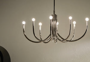 Kichler - 52553PN - Eight Light Chandelier - Odensa - Polished Nickel