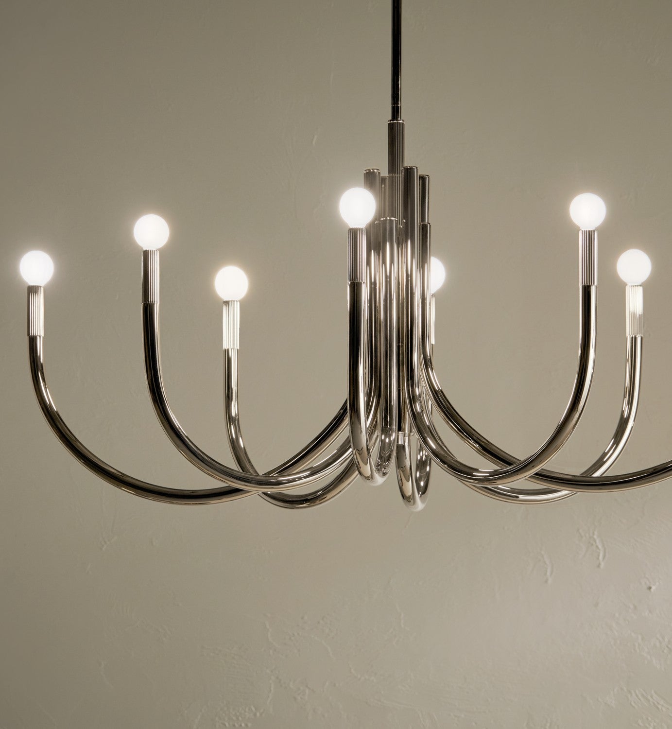 Kichler - 52553PN - Eight Light Chandelier - Odensa - Polished Nickel