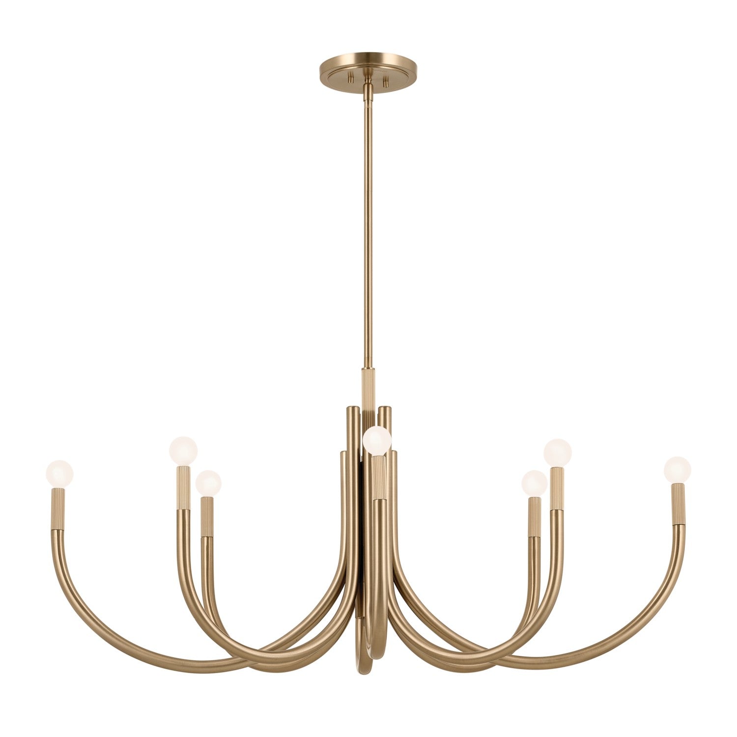 Kichler - 52553CPZ - Eight Light Chandelier - Odensa - Champagne Bronze