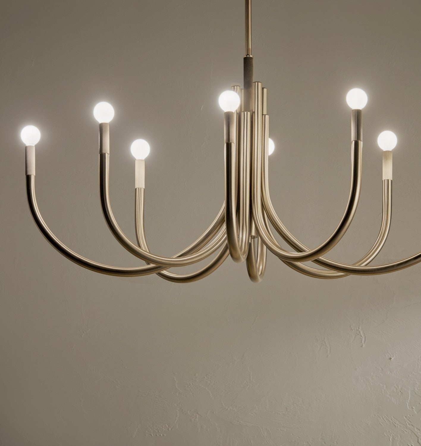 Kichler - 52553CPZ - Eight Light Chandelier - Odensa - Champagne Bronze