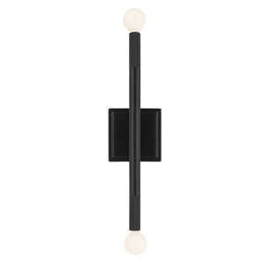 Kichler - 52556BK - Two Light Wall Sconce - Odensa - Black