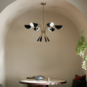 Kichler - 52559CPZBK - Six Light Chandelier - Arcus - Champagne Bronze