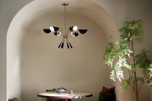 Kichler - 52559CPZBK - Six Light Chandelier - Arcus - Champagne Bronze