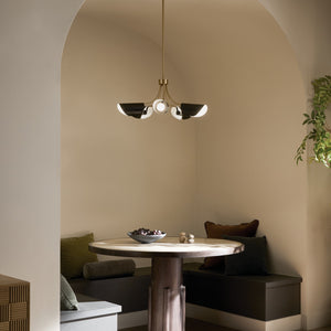 Kichler - 52558CPZBK - Five Light Chandelier/Semi Flush - Arcus - Champagne Bronze