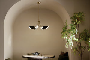 Kichler - 52558CPZBK - Five Light Chandelier/Semi Flush - Arcus - Champagne Bronze