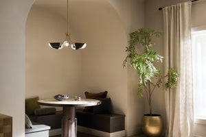 Kichler - 52558CPZBK - Five Light Chandelier/Semi Flush - Arcus - Champagne Bronze