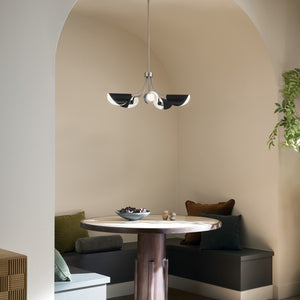 Kichler - 52558SN - Five Light Chandelier/Semi Flush - Arcus - Satin Nickel