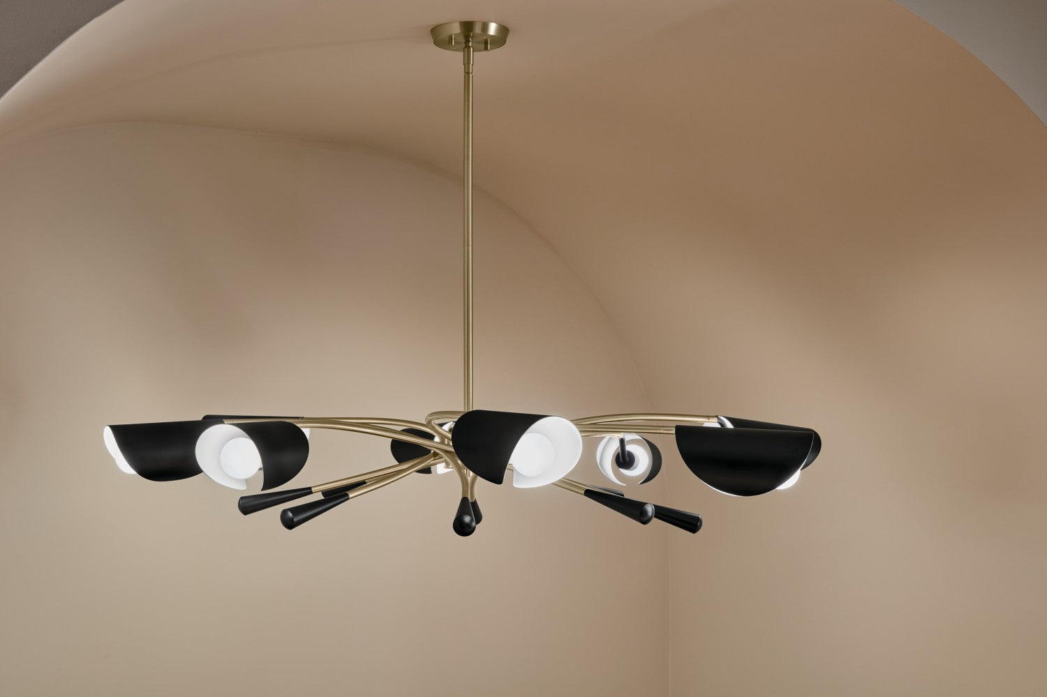 Kichler - 52560CPZBK - Eight Light Chandelier - Arcus - Champagne Bronze