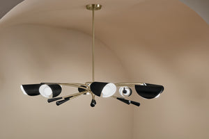 Kichler - 52560CPZBK - Eight Light Chandelier - Arcus - Champagne Bronze